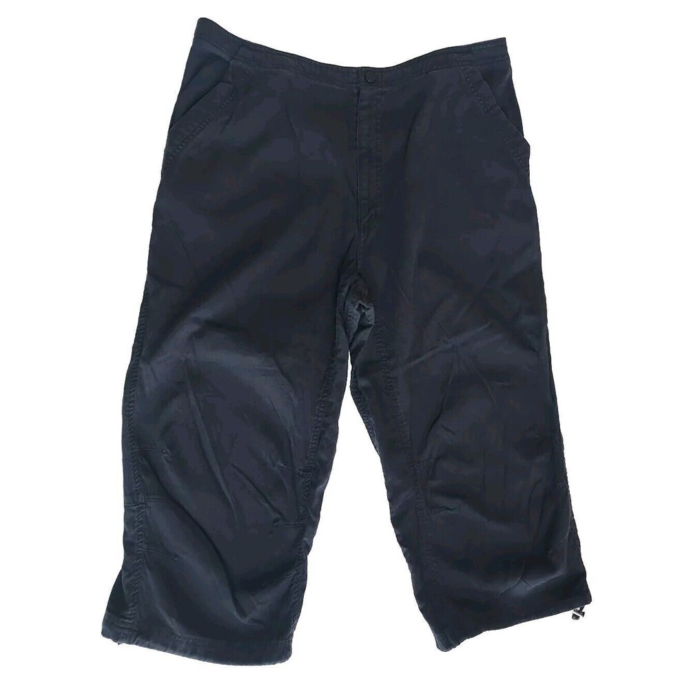 Ladies Black Eastern Mountain Sports EMS Camping Hiking Capri Womens Size 14